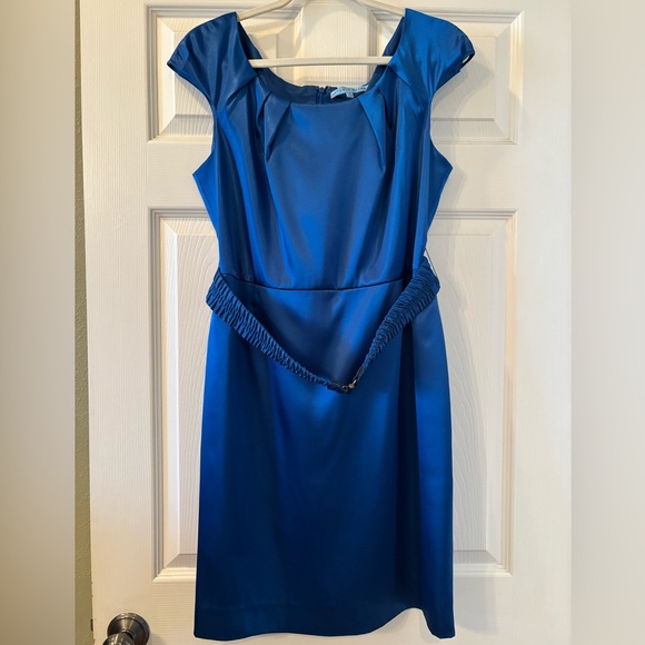 ANTONIO MELANI Dresses & Skirts - Antonio Melani Elegant Blue Cap Sleeve Dress Size 12
